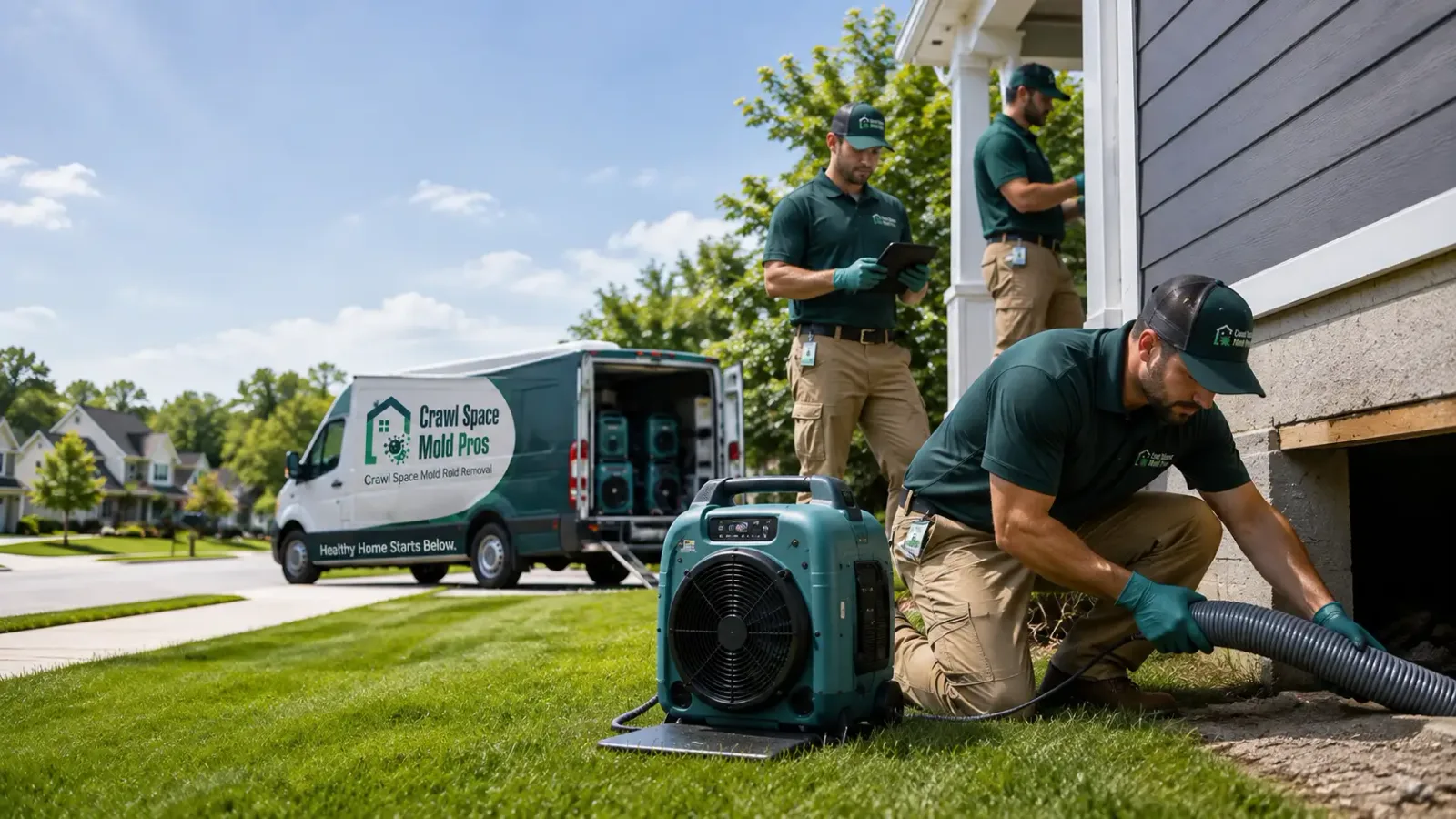 Crawl Space Mold Removal in Central, IN
